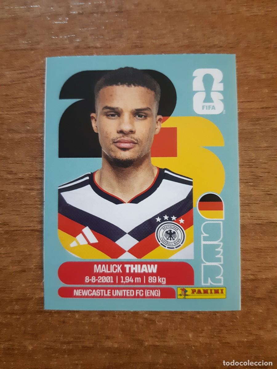 Cromos de f&uacute;tbol: MALICK THIAW ALEMANIA UPDATE SET ACTUALIZACI&Oacute;N MUNDIAL 2026 PANINI STICKERS. NUEVO