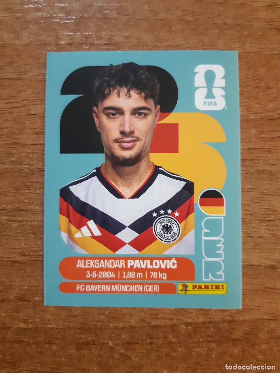 Cromos de f&uacute;tbol: ALEKSANDAR PAVLOVIC ALEMANIA UPDATE SET ACTUALIZACI&Oacute;N MUNDIAL 2026 PANINI STICKERS. NUEVO