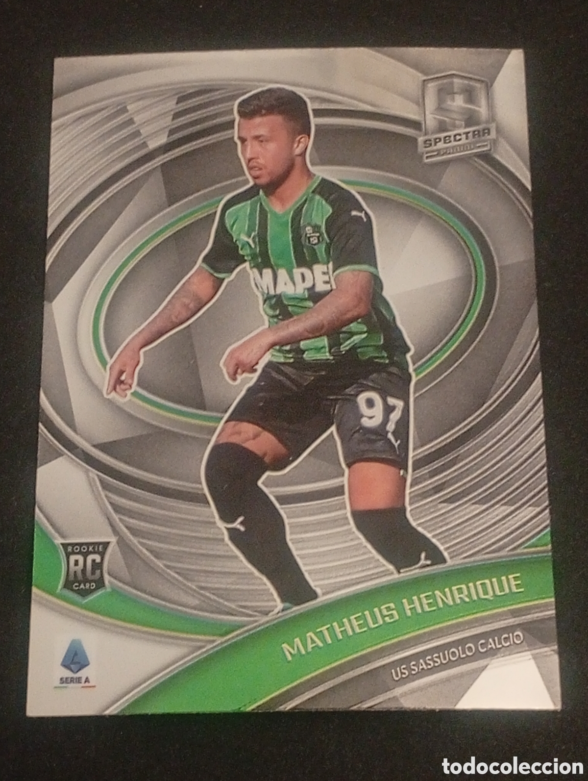 Cromos de f&uacute;tbol: rookie 268 MATHEUS HENRIQUE SASSUOLO US PANINI CHRONICLES 2021 2022 21 22 SERIE A ITALY SPECTRA