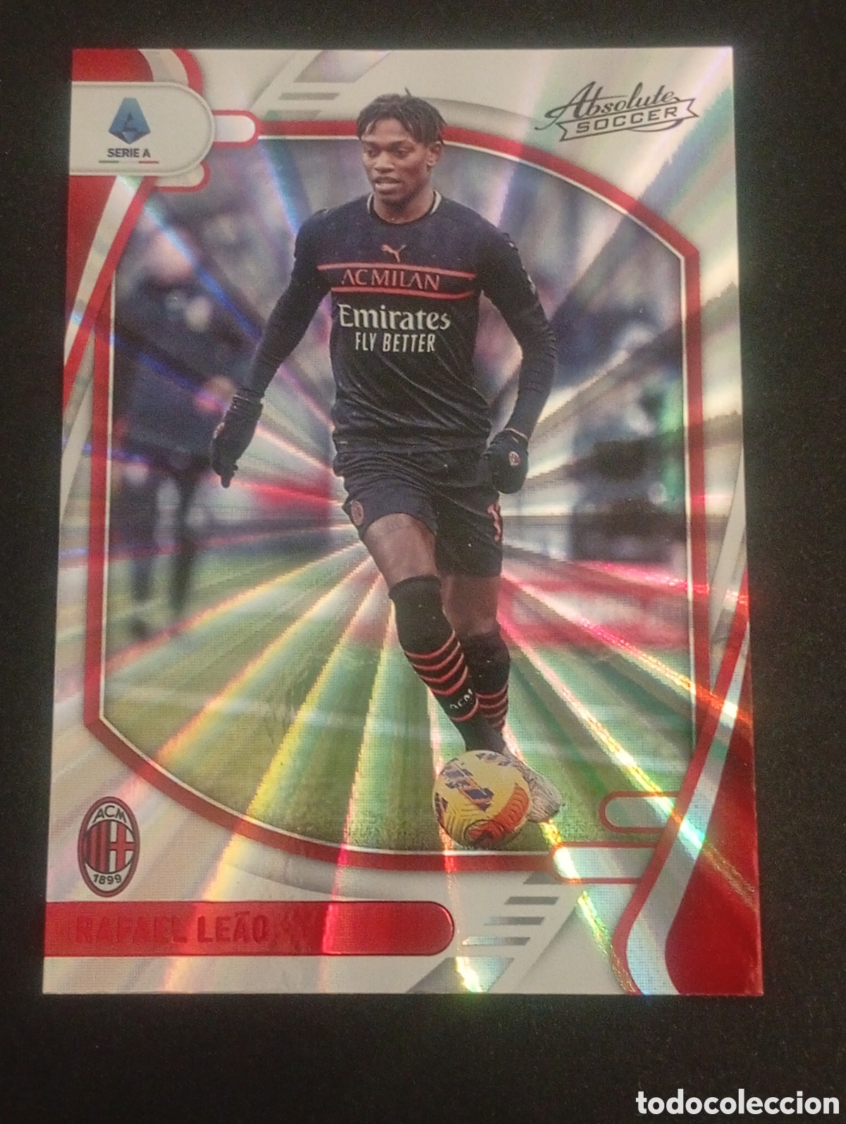 Cromos de f&uacute;tbol: paralela laser RAFAEL LEAO MILAN PANINI CHRONICLES 2021 2022 21 22 SERIE A CALCIO ITALY ABSOLUTE