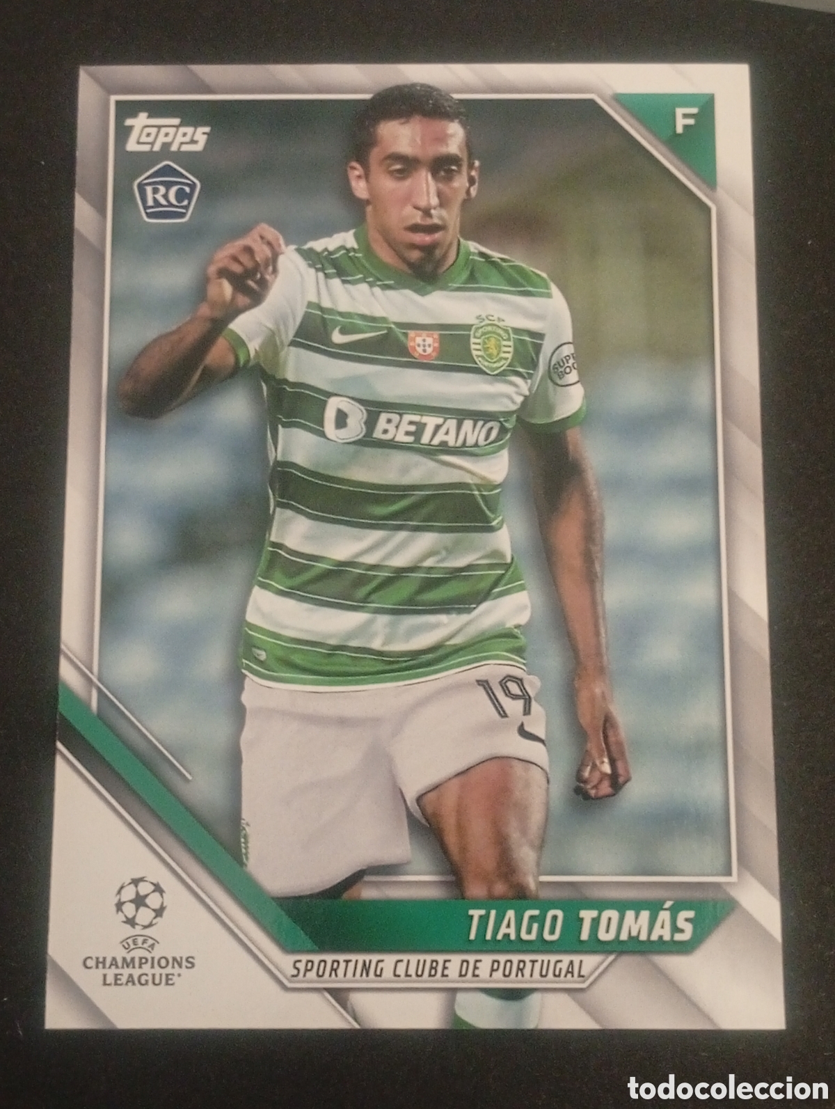 Cromos de f&uacute;tbol: jap&oacute;n rookie 20 TIAGO TOMAS SPORTING PORTUGAL TOPPS FLAGSHIP 2021 2022 21 22 CARDS PANINI