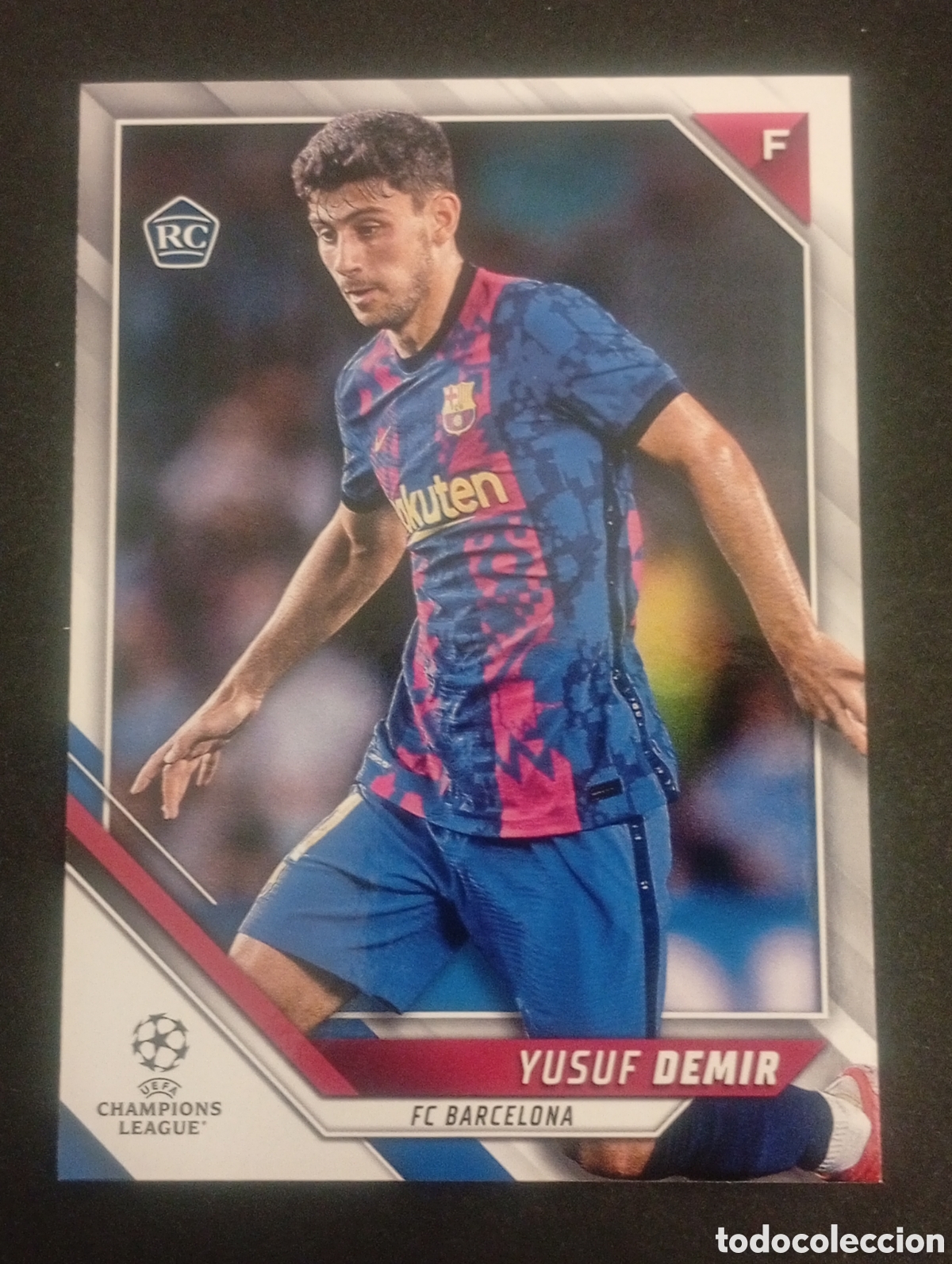 Cromos de f&uacute;tbol: jap&oacute;n rookie 57 YUSUF DEMIR BARCELONA TOPPS FLAGSHIP 2021 2022 21 22 CARDS PANINI