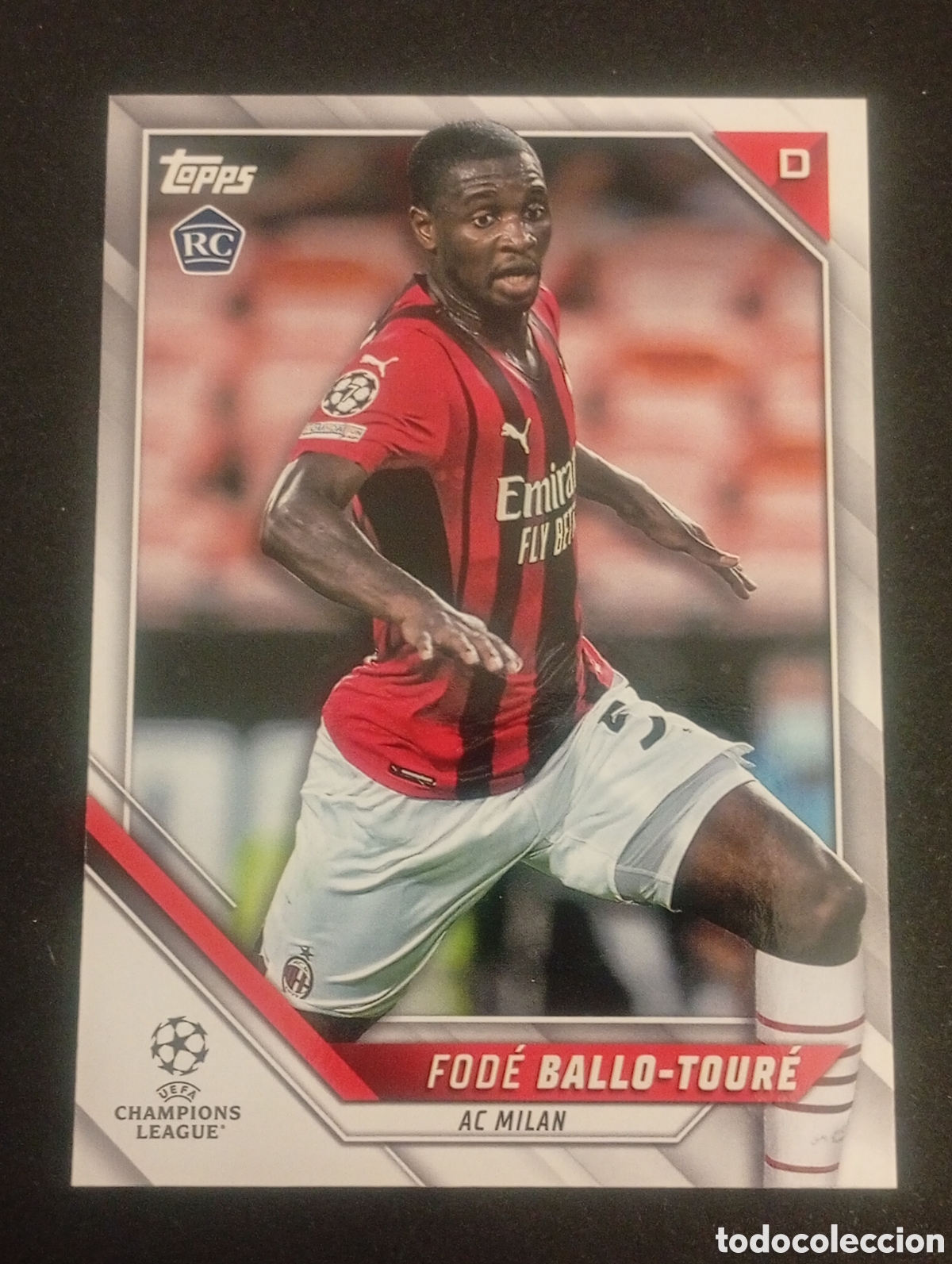 Cromos de f&uacute;tbol: jap&oacute;n rookie 63 BALLO TOURE MILAN AC TOPPS FLAGSHIP 2021 2022 21 22 CARDS PANINI