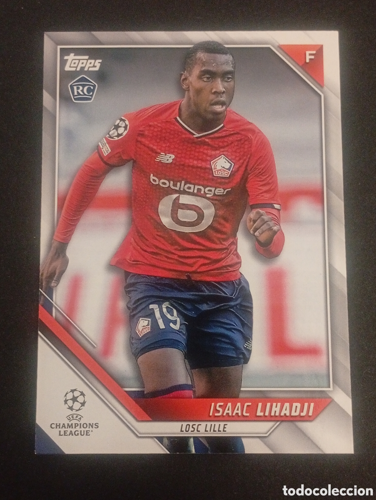 Cromos de f&uacute;tbol: jap&oacute;n rookie 71 ISAAC LIHADJI LILLE TOPPS FLAGSHIP 2021 2022 21 22 CARDS PANINI