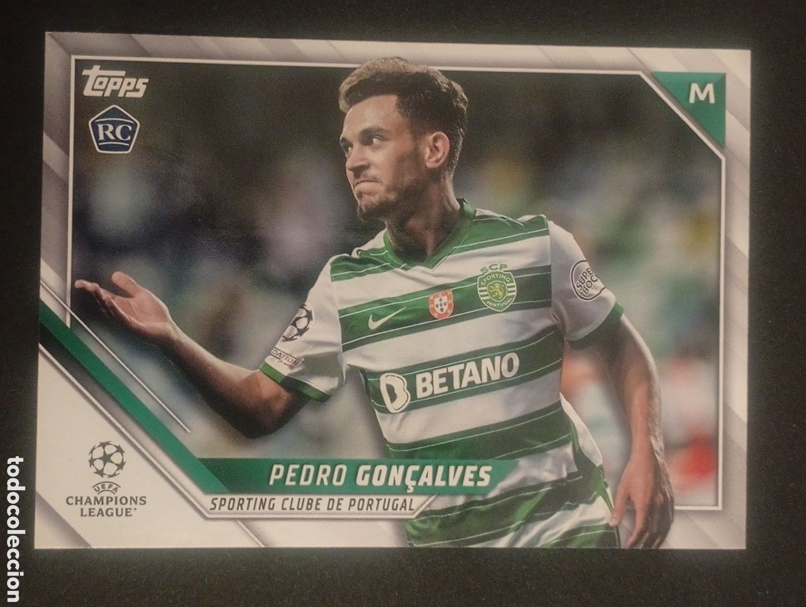 Cromos de f&uacute;tbol: jap&oacute;n rookie 75 PEDRO GON&Ccedil;ALVES SPORTING PORTUGAL TOPPS FLAGSHIP 2021 2022 21 22 CARDS PANINI