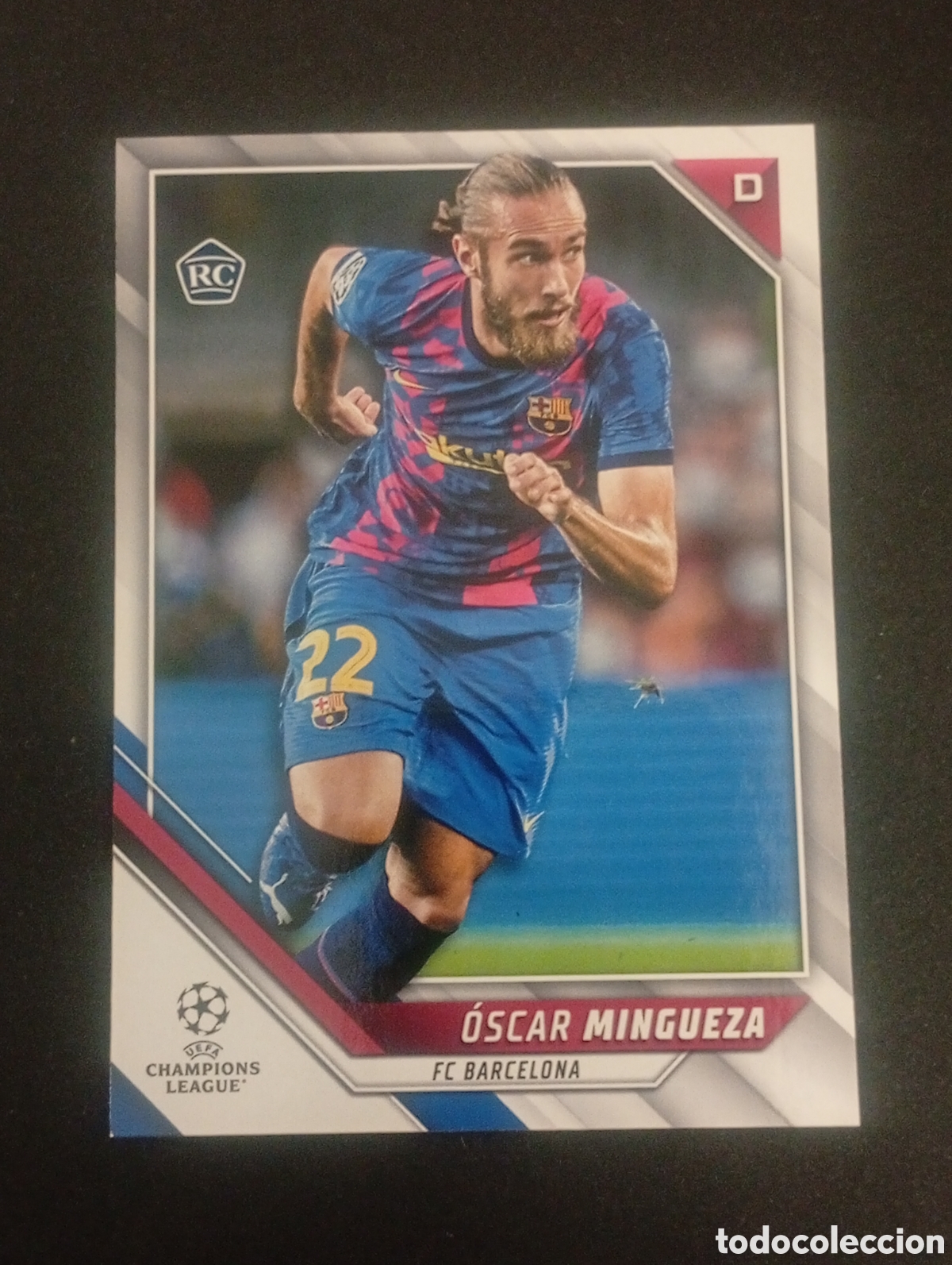 Cromos de f&uacute;tbol: jap&oacute;n rookie 116 MINGUEZA BARCELONA TOPPS FLAGSHIP 2021 2022 21 22 CARDS PANINI