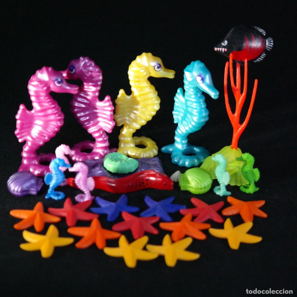 Cromos de f&uacute;tbol: Playmobil caballitos del mar con estrellas del mar ☼