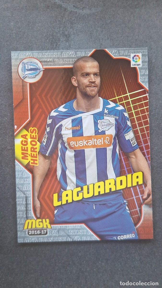 Cromos de f&uacute;tbol: L1 LAGUARDIA DEPORTIVO ALAVES 25 MEGA HEROES PANINI MEGACRACKS 2016 2017 16 17