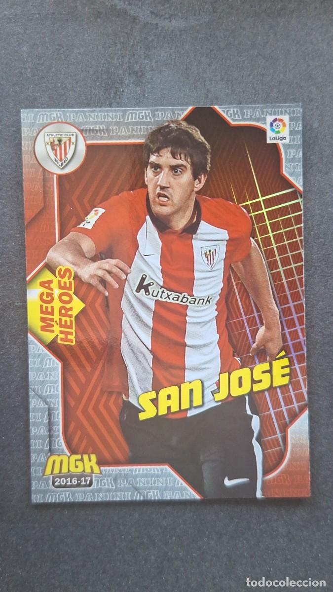Cromos de f&uacute;tbol: L1 SAN JOSE ATHLETIC CLUB DE BILBAO 52 MEGA HEROES PANINI MEGACRACKS 2016 2017 16 17