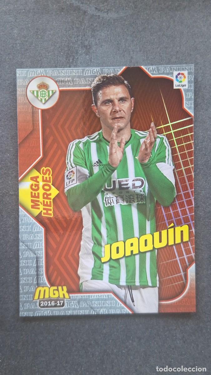 Cromos de f&uacute;tbol: L1 JOAQUIN REAL BETIS BALOMPIE 133 MEGA HEROES PANINI MEGACRACKS 2016 2017 16 17
