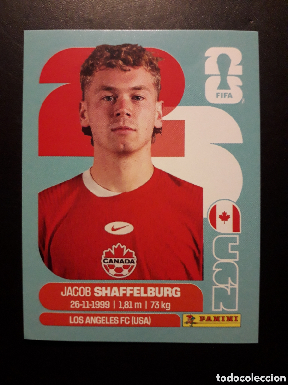 Cromos de f&uacute;tbol: SHAFFELBURG CANAD&Aacute; CAN 14 MUNDIAL F&Uacute;TBOL 2026 FIFA WORLD CUP PANINI SIN PEGAR PEDIDO M&Iacute;NIMO 3&euro;