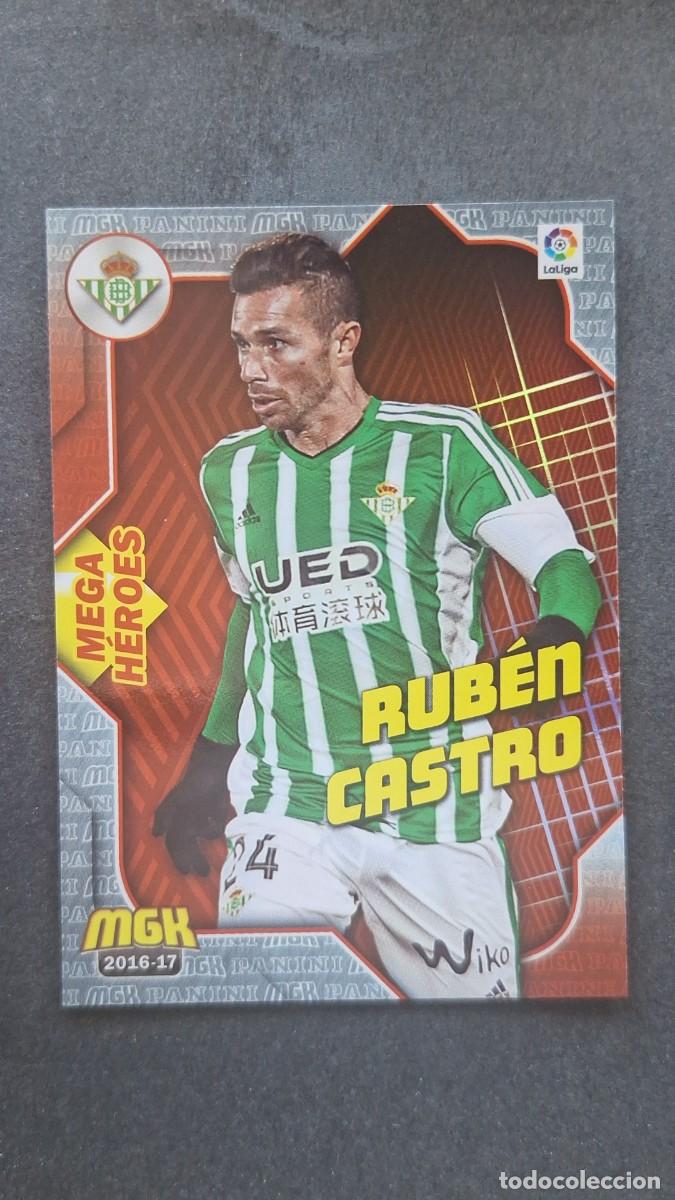 Cromos de f&uacute;tbol: L1 RUBEN CASTRO REAL BETIS BALOMPIE 134 MEGA HEROES PANINI MEGACRACKS 2016 2017 16 17