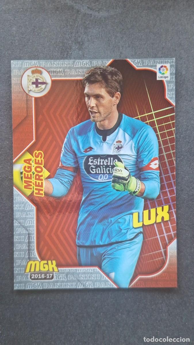 Cromos de f&uacute;tbol: L1 LUX DEPORTIVO DE LA CORU&Ntilde;A 187 MEGA HEROES PANINI MEGACRACKS 2016 2017 16 17