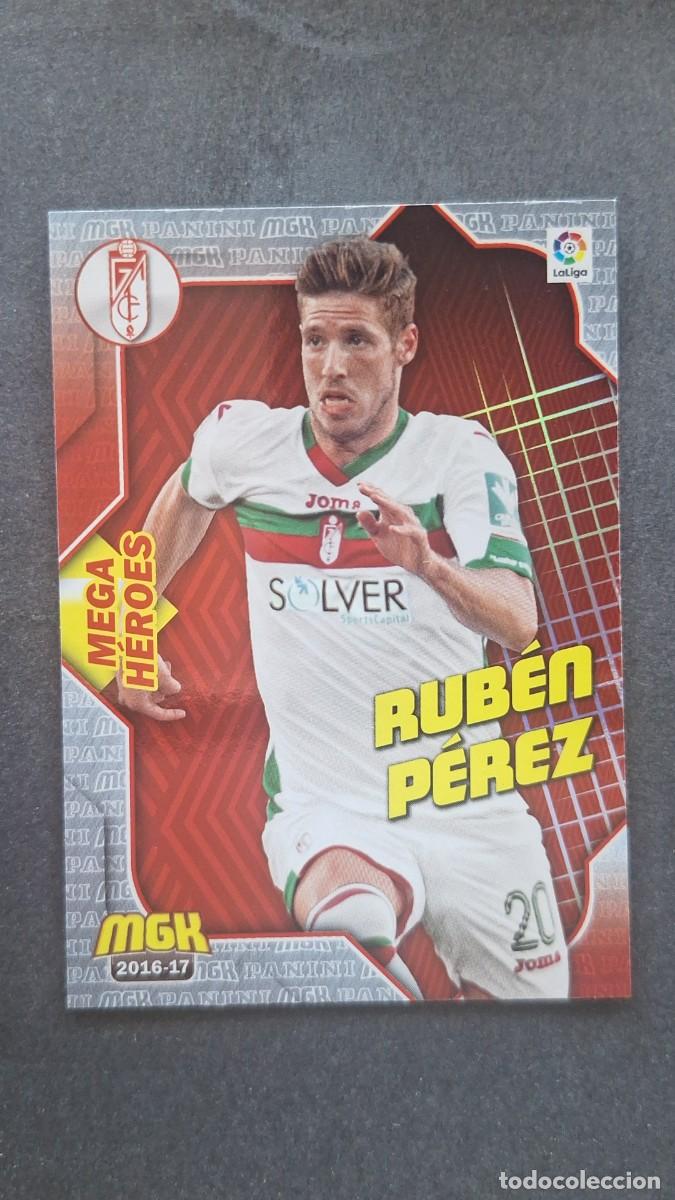 Cromos de f&uacute;tbol: L1 RUBEN PEREZ GRANADA C. F. 268 MEGA HEROES PANINI MEGACRACKS 2016 2017 16 17