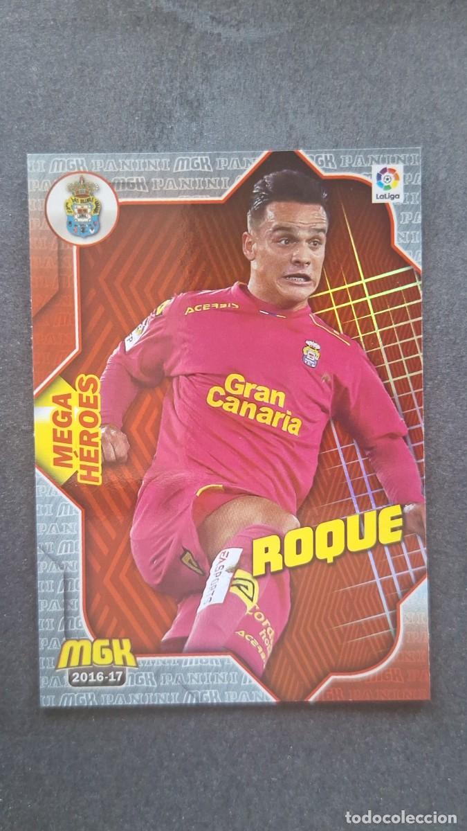 Cromos de f&uacute;tbol: L1 ROQUE U. D. LAS PALMAS 295 MEGA HEROES PANINI MEGACRACKS 2016 2017 16 17