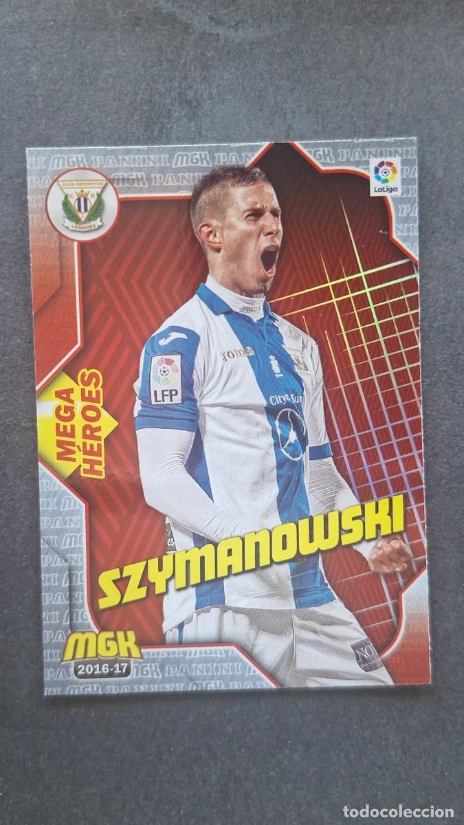 Cromos de f&uacute;tbol: L1 SZYMANOWSKI C. D. LEGANES 323 MEGA HEROES PANINI MEGACRACKS 2016 2017 16 17