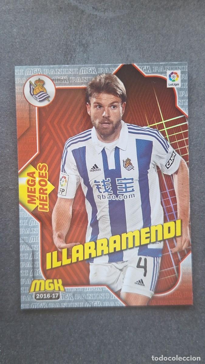 Cromos de f&uacute;tbol: L1 ILLARAMENDI REAL SOCIEDAD 431 MEGA HEROES PANINI MEGACRACKS 2016 2017 16 17