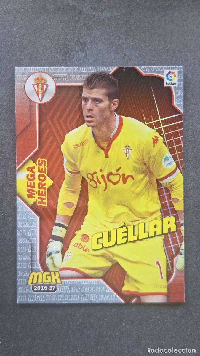 Cromos de f&uacute;tbol: L1 CUELLAR SPORTING DE GIJON 484 MEGA HEROES PANINI MEGACRACKS 2016 2017 16 17