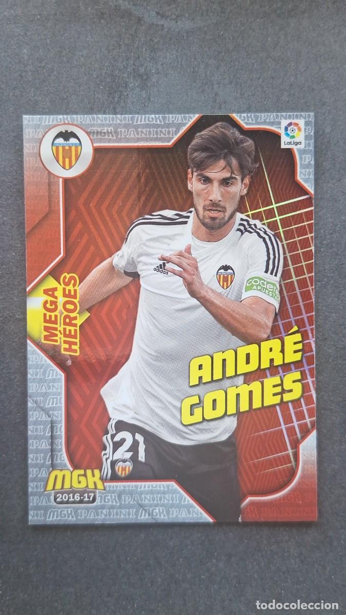 Cromos de f&uacute;tbol: L1 ANDRE GOMES VALENCIA C. F. 511 MEGA HEROES PANINI MEGACRACKS 2016 2017 16 17