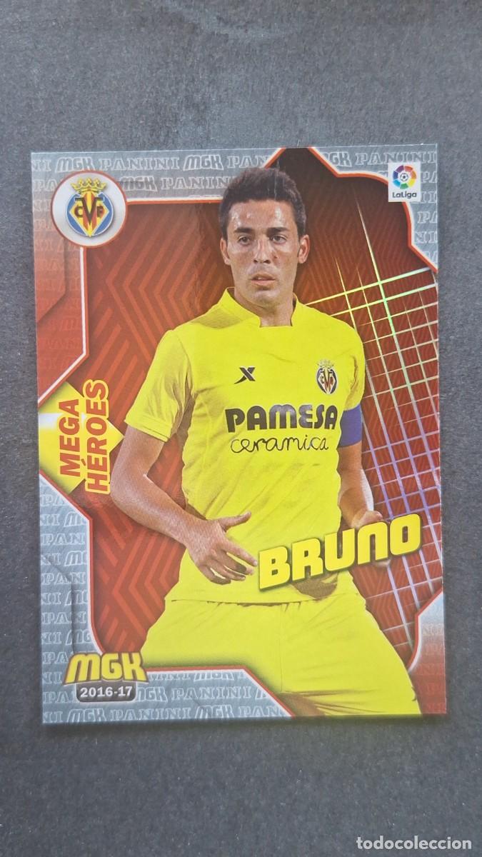 Cromos de f&uacute;tbol: L1 BRUNO VILLARREAL C. F. 538 MEGA HEROES PANINI MEGACRACKS 2016 2017 16 17