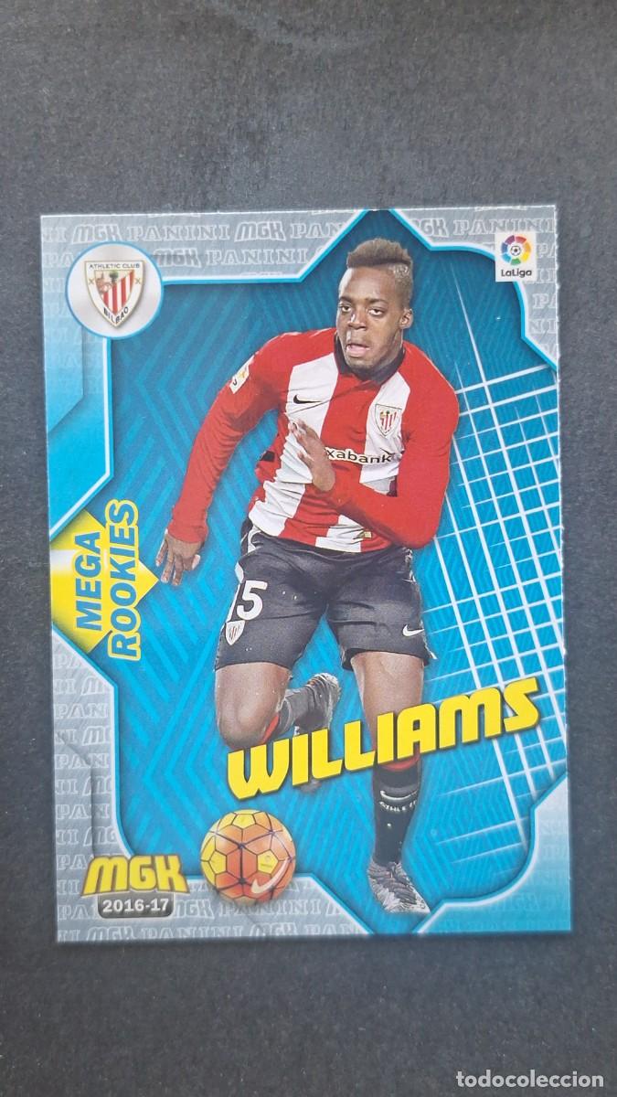 Cromos de f&uacute;tbol: L1 WILLIAMS ATHLETIC CLUB DE BILBAO 54 MEGA ROOKIES PANINI MEGACRACKS 2016 2017 16 17