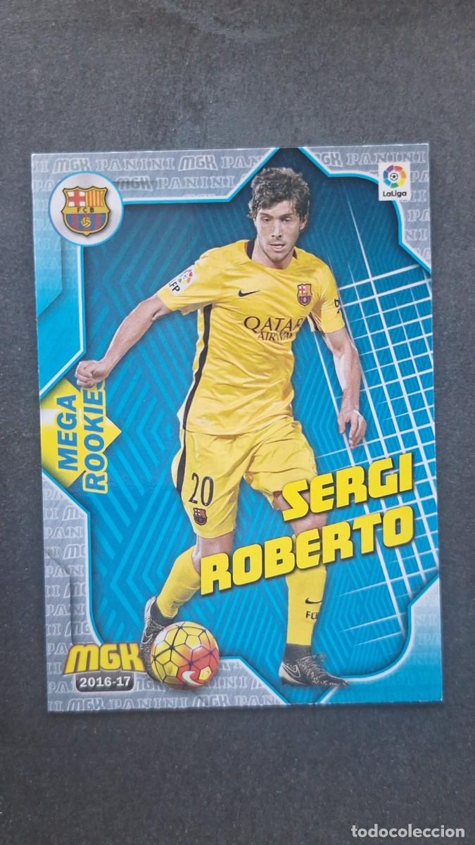 Cromos de f&uacute;tbol: L1 SERGI ROBERTO F. C. BARCELONA 108 MEGA ROOKIES PANINI MEGACRACKS 2016 2017 16 17
