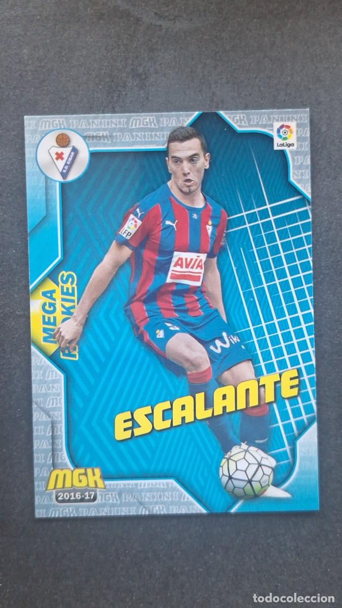 Cromos de f&uacute;tbol: L1 ESCALANTE S. D. EIBAR 216 MEGA ROOKIES PANINI MEGACRACKS 2016 2017 16 17
