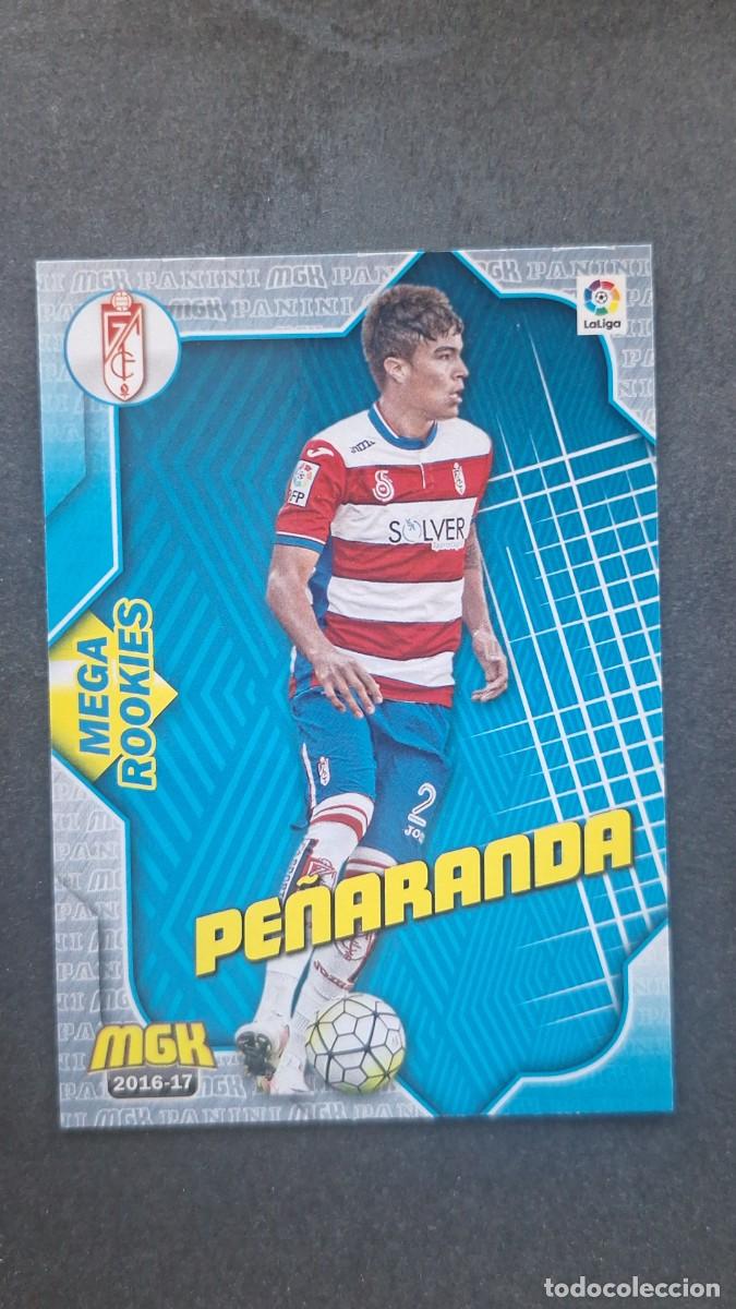 Cromos de f&uacute;tbol: L1 PE&Ntilde;ARANDA GRANADA C. F. 270 MEGA ROOKIES PANINI MEGACRACKS 2016 2017 16 17