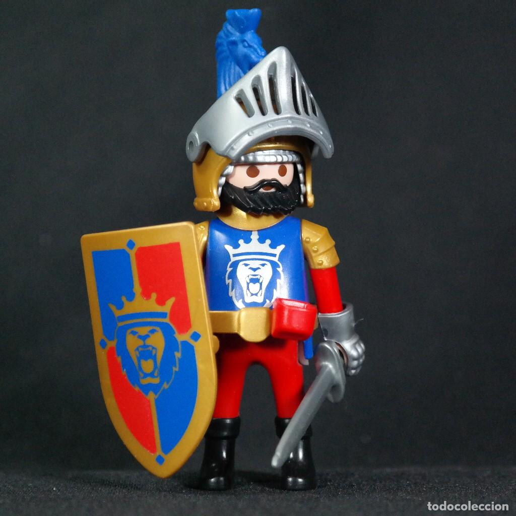 Cromos de f&uacute;tbol: Playmobil caballero medieval ☼