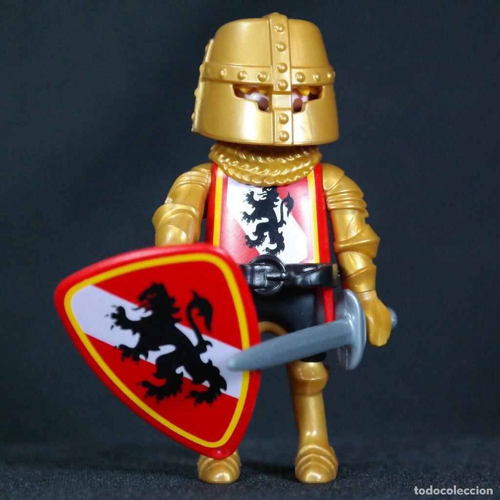 Cromos de f&uacute;tbol: Playmobil caballero medieval ☼