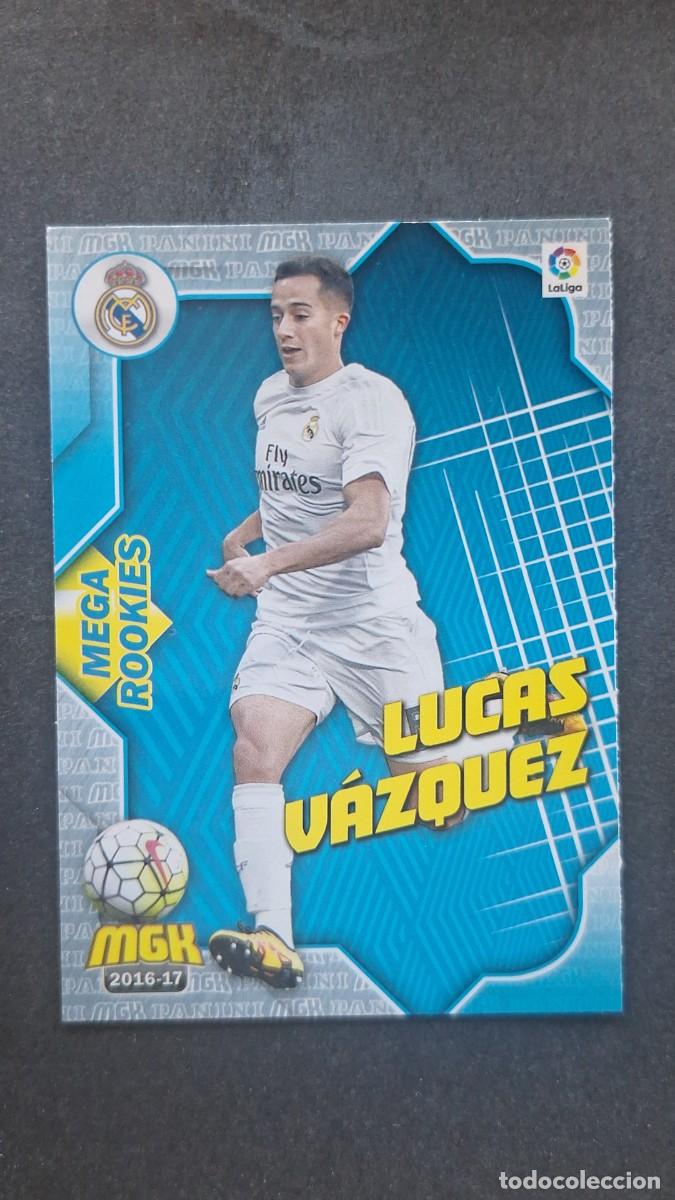 Cromos de f&uacute;tbol: L1 LUCAS VAZQUEZ REAL MADRID 351 MEGA ROOKIES PANINI MEGACRACKS 2016 2017 16 17