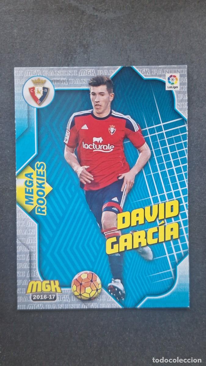 Cromos de f&uacute;tbol: L1 DAVID GARCIA C. A. OSASUNA 405 MEGA ROOKIES PANINI MEGACRACKS 2016 2017 16 17