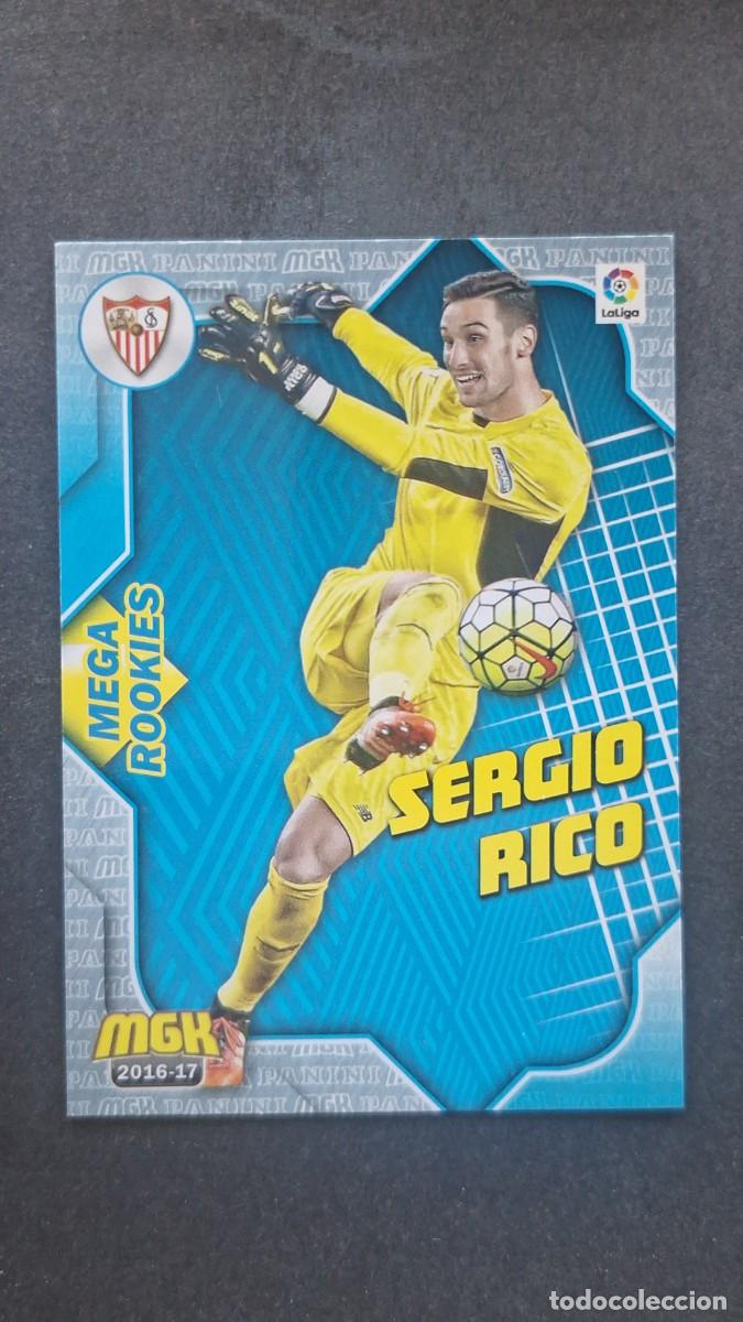 Cromos de f&uacute;tbol: L1 SERGIO RICO SEVILLA F. C. 459 MEGA ROOKIES PANINI MEGACRACKS 2016 2017 16 17