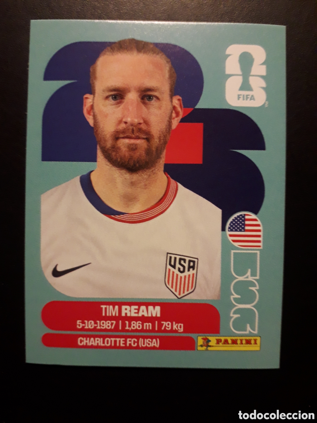 Cromos de f&uacute;tbol: REAM ESTADOS UNIDOS USA 4 MUNDIAL F&Uacute;TBOL 2026 FIFA WORLD CUP PANINI SIN PEGAR PEDIDO M&Iacute;NIMO 3&euro;