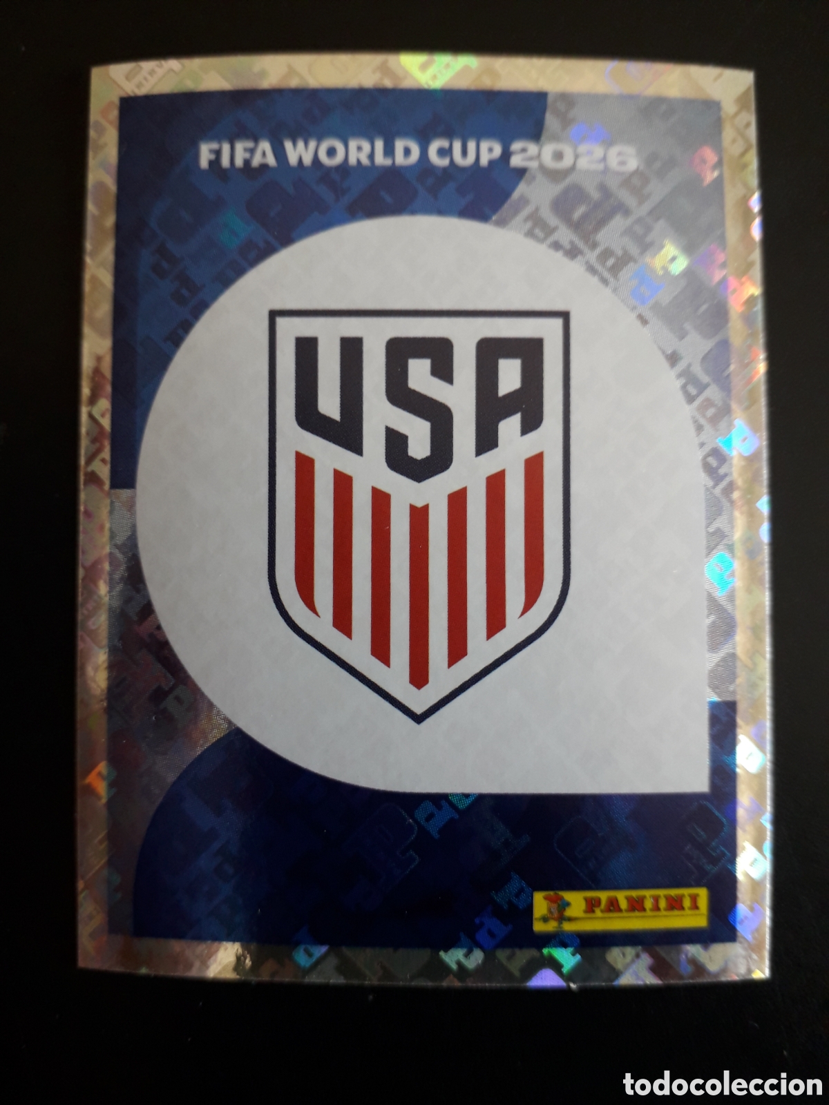 Cromos de f&uacute;tbol: EQUIPO ESTADOS UNIDOS USA 1 MUNDIAL F&Uacute;TBOL 2026 FIFA WORLD CUP PANINI SIN PEGAR PEDIDO M&Iacute;NIMO 3&euro;