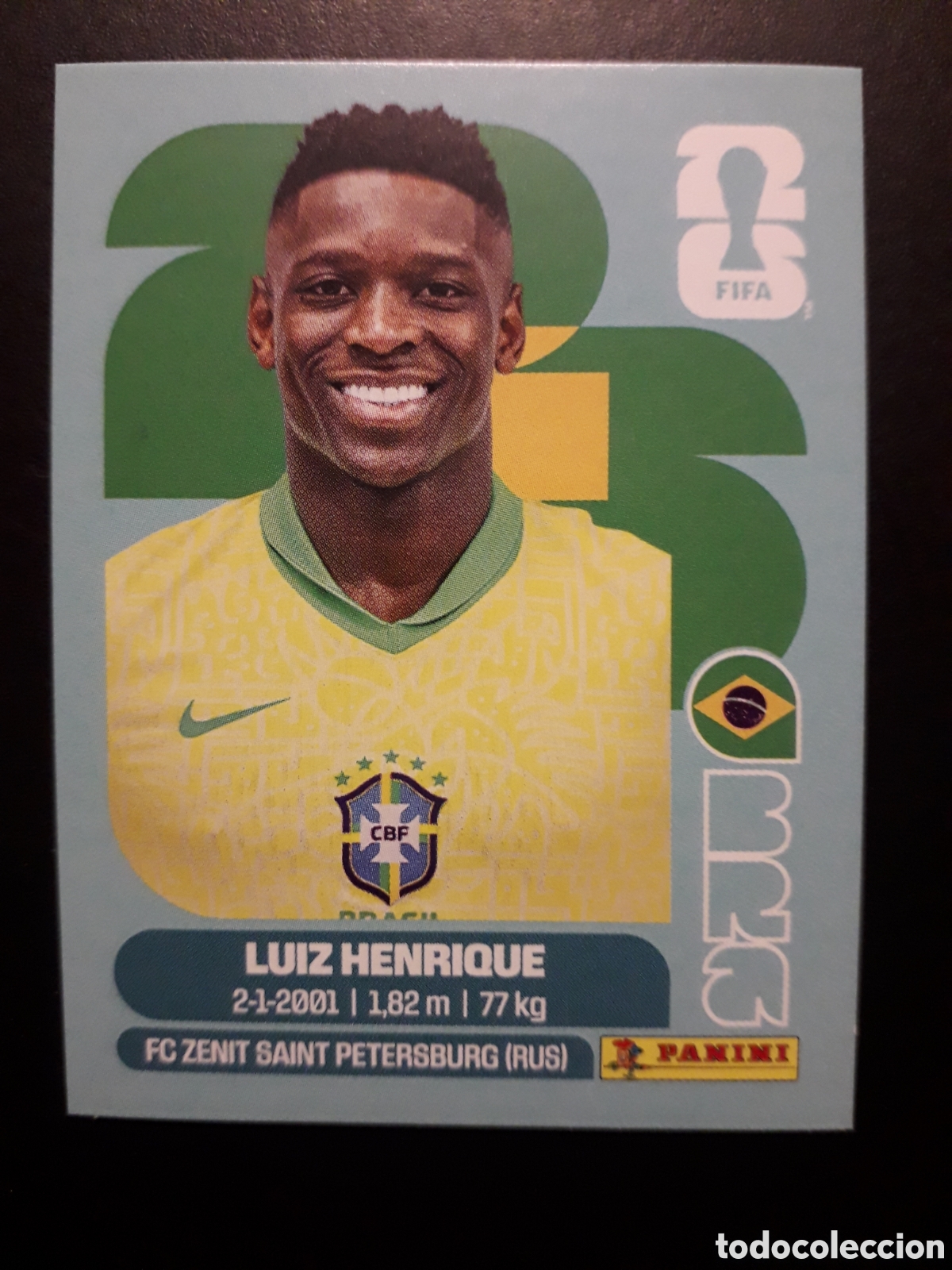 Cromos de f&uacute;tbol: LUIZ ENRIQUE BRASIL BRA 12 MUNDIAL F&Uacute;TBOL 2026 FIFA WORLD CUP PANINI SIN PEGAR PEDIDO M&Iacute;NIMO 3&euro;