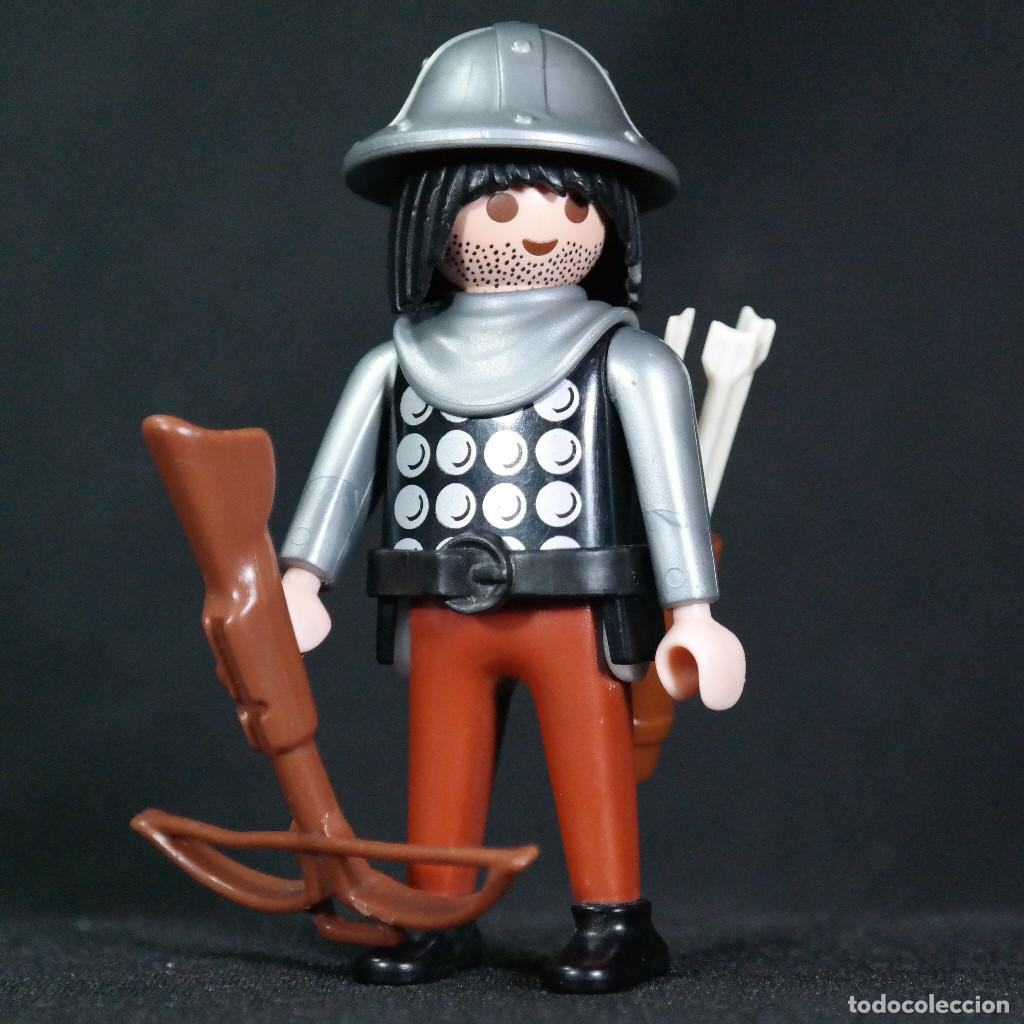 Cromos de f&uacute;tbol: Playmobil arquero medieval ☼