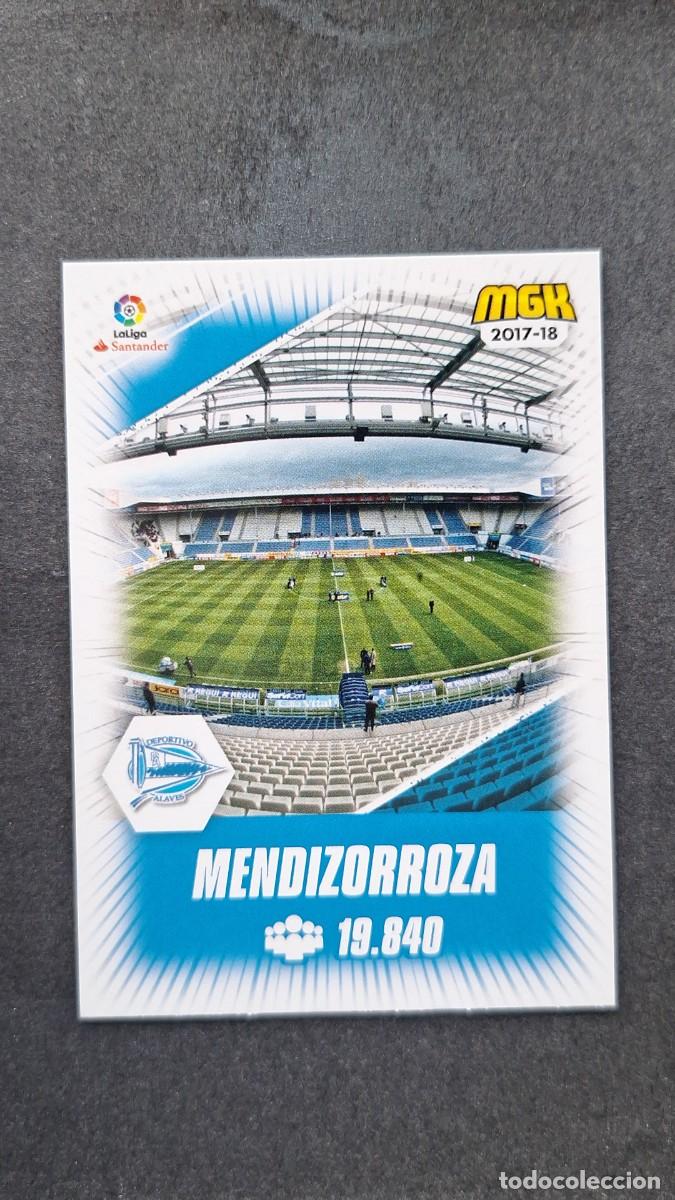 Cromos de f&uacute;tbol: L1 ESTADIO MENDIZORROZA DEPORTIVO ALAVES 22 PANINI MEGACRACKS 2017 2018 17 18