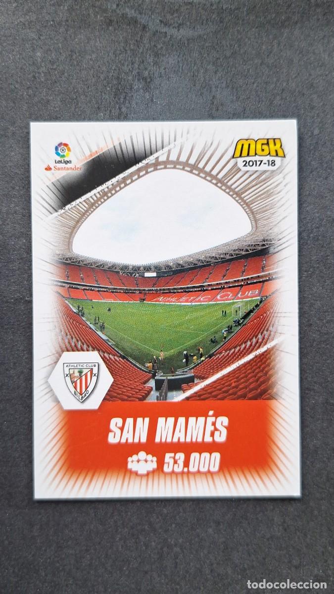 Cromos de f&uacute;tbol: L1 ESTADIO SAN MAMES ATHLETIC CLUB DE BILBAO 49 PANINI MEGACRACKS 2017 2018 17 18