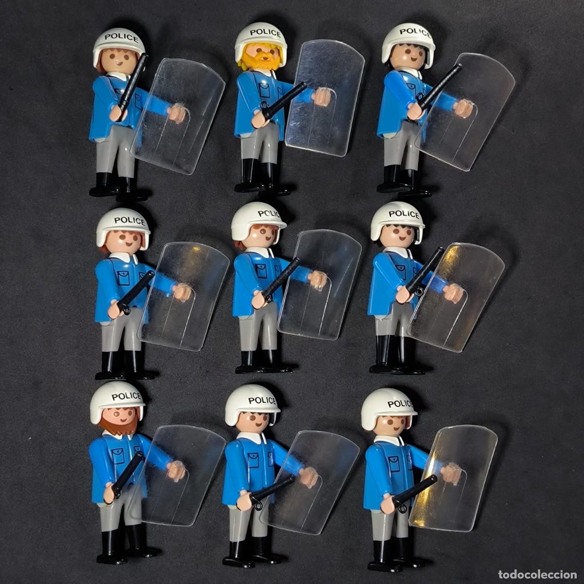 Cromos de f&uacute;tbol: Playmobil policias Antex ☼