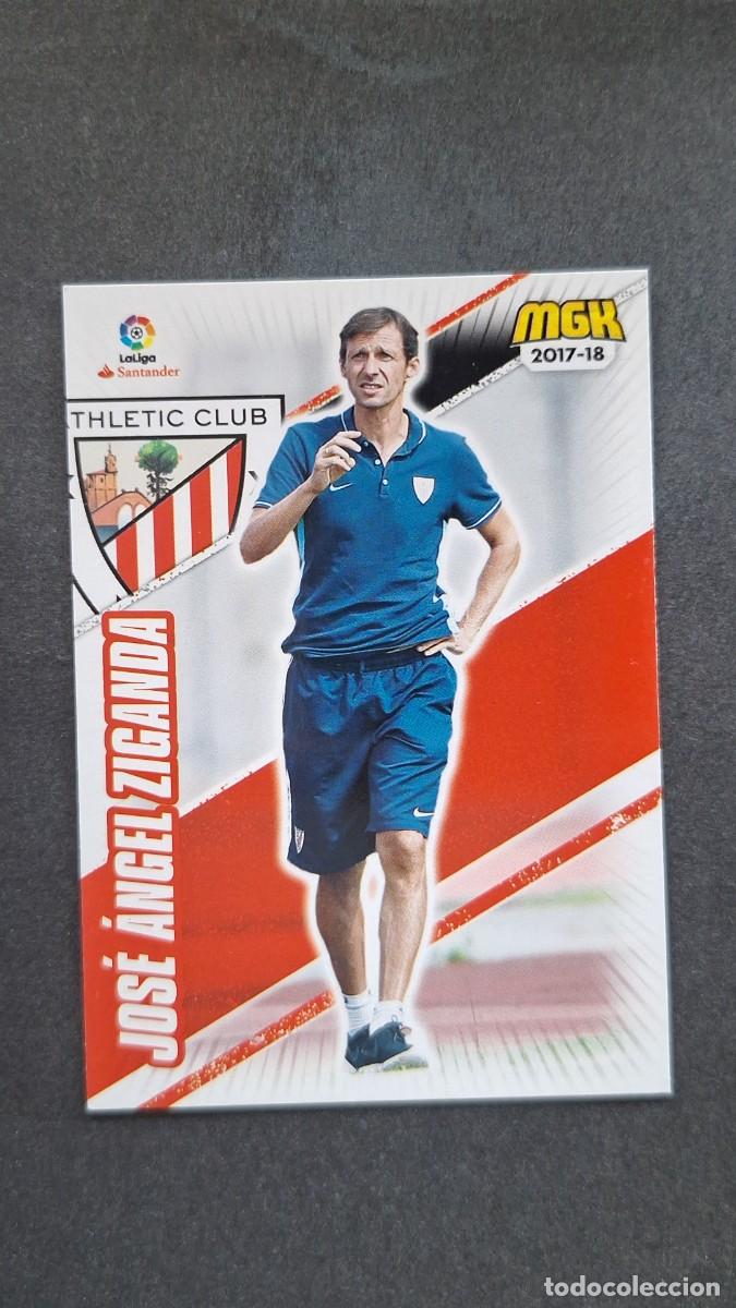 Cromos de f&uacute;tbol: L1 JOSE A. ZIGANDA ENTRENADOR SAN MAMES ATHLETIC CLUB DE BILBAO 50 PANINI MEGACRACKS 2017 2018 17 18
