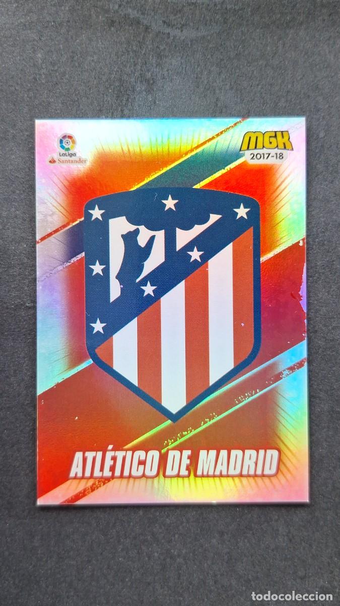 Cromos de f&uacute;tbol: L1 ESCUDO ATLETICO DE MADRID 55 PANINI MEGACRACKS 2017 2018 17 18