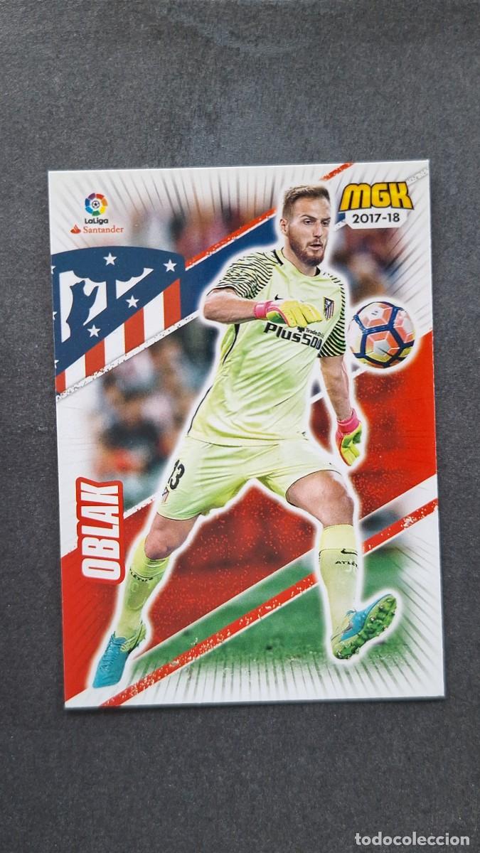 Cromos de f&uacute;tbol: L1 OBLAK ATLETICO DE MADRID 56 PANINI MEGACRACKS 2017 2018 17 18