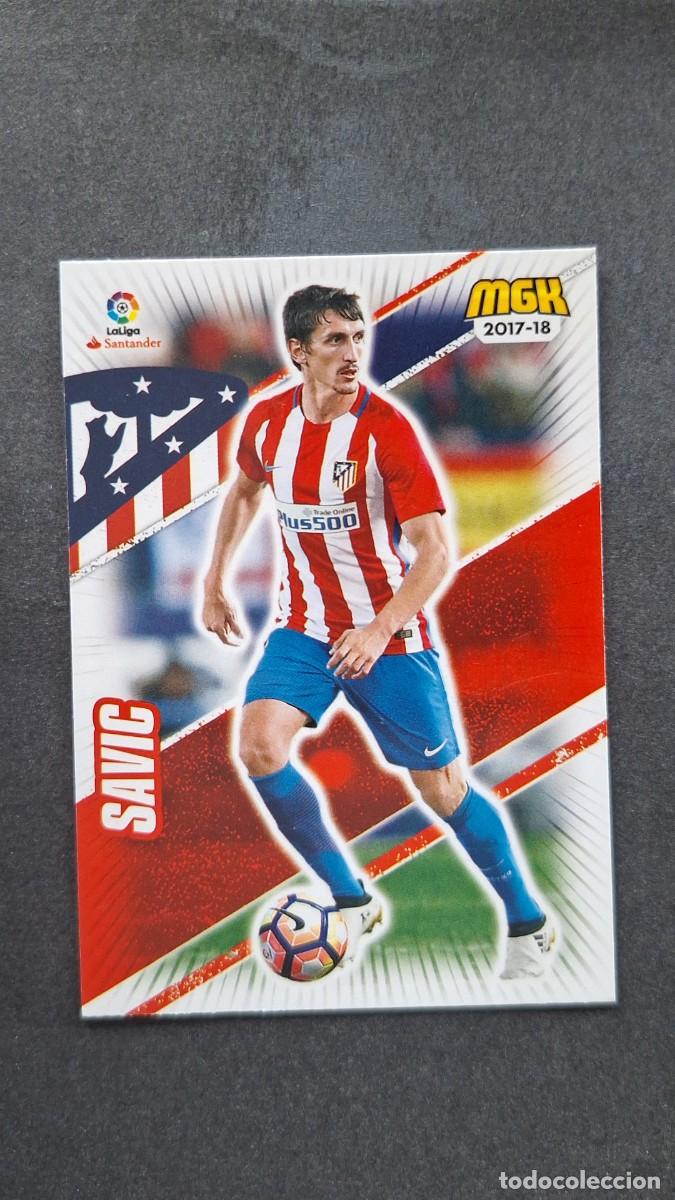 Cromos de f&uacute;tbol: L1 SAVIC ATLETICO DE MADRID 60 PANINI MEGACRACKS 2017 2018 17 18