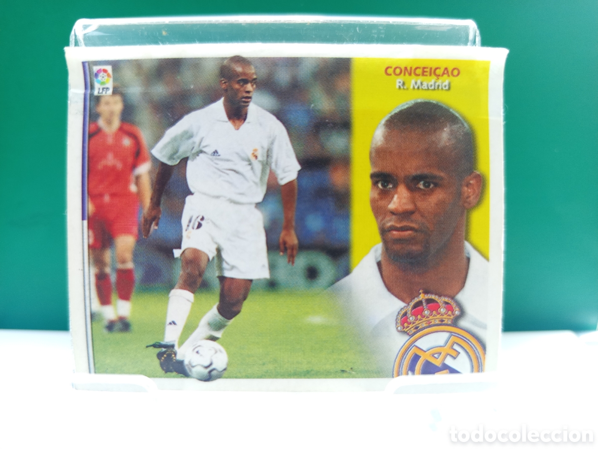 Football Stickers: ❇️ CROMO ⚽ CONCEICAO MADRID LIGA 02 03 2002 2003 LFP ESTE PANINI DESPEGADO EN VENTANILLA ❇️