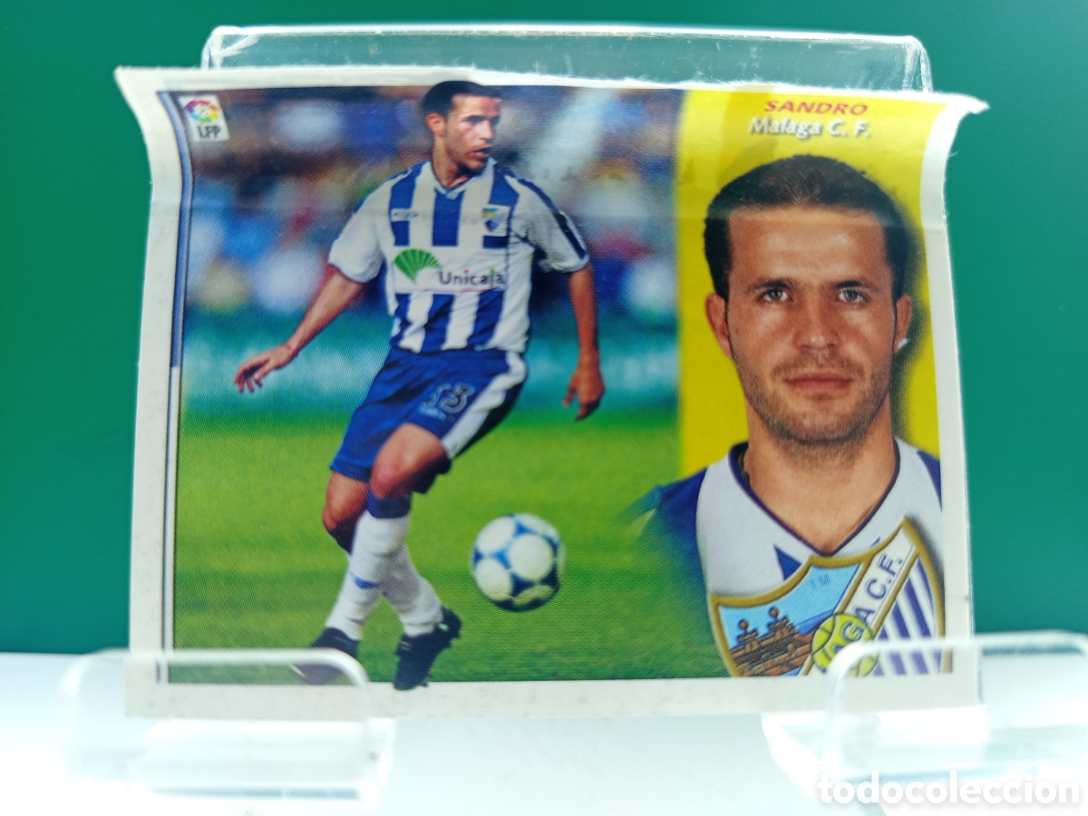 Fu&szlig;ball-Sticker: ❇️ CROMO ⚽ SANDRO M&Aacute;LAGA LIGA 02 03 2002 2003 LFP ESTE PANINI DESPEGADO EN VENTANILLA ❇️