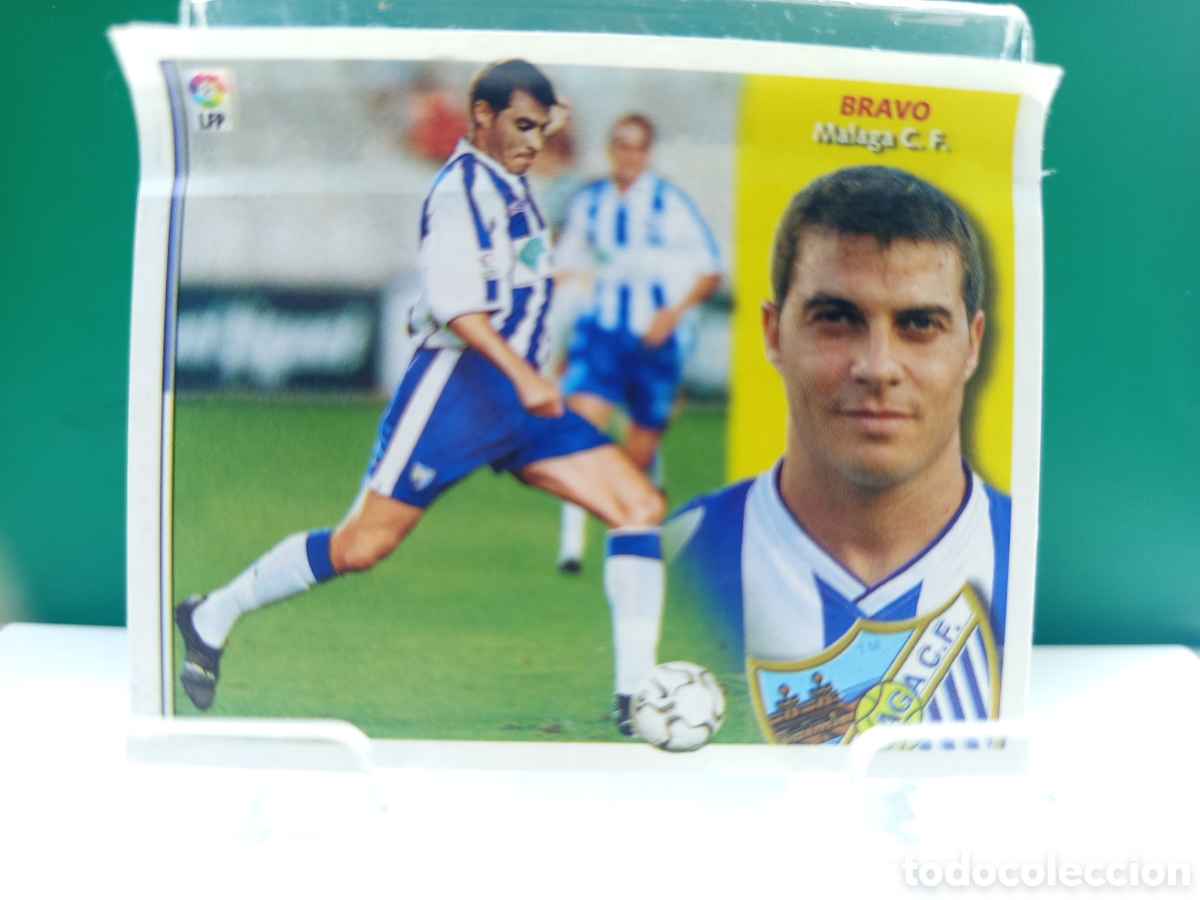 Fu&szlig;ball-Sticker: ❇️ CROMO ⚽ BRAVO M&Aacute;LAGA LIGA 02 03 2002 2003 LFP ESTE PANINI DESPEGADO EN VENTANILLA ❇️