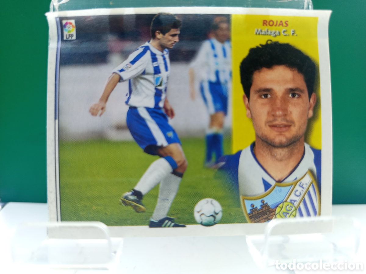 Fu&szlig;ball-Sticker: ❇️ CROMO ⚽ ROJAS M&Aacute;LAGA LIGA 02 03 2002 2003 LFP ESTE PANINI DESPEGADO EN VENTANILLA ❇️