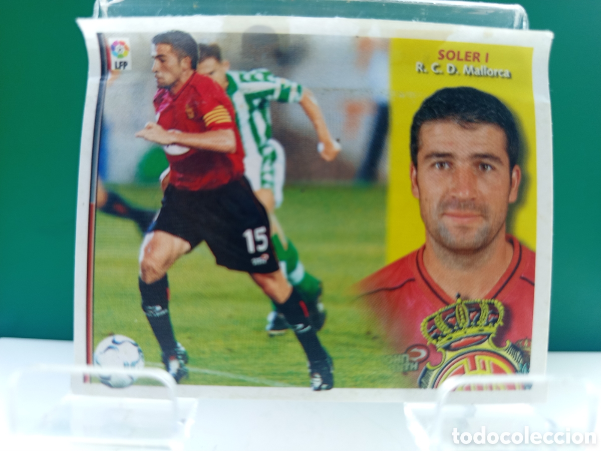 Fu&szlig;ball-Sticker: ❇️ CROMO ⚽ SOLER I MALLORCA LIGA 02 03 2002 2003 LFP ESTE PANINI DESPEGADO EN VENTANILLA ❇️