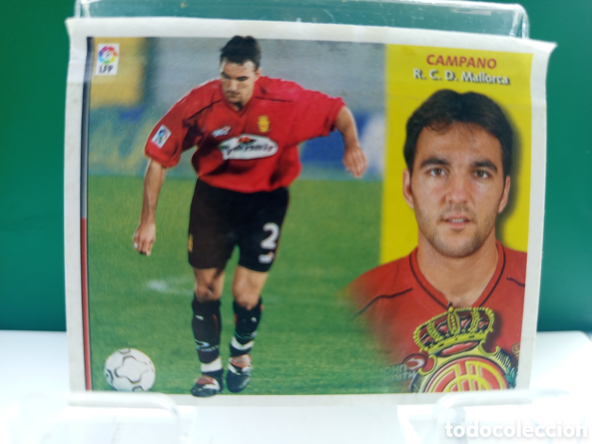 Football Stickers: ❇️ CROMO ⚽ CAMPANO MALLORCA LIGA 02 03 2002 2003 LFP ESTE PANINI DESPEGADO EN VENTANILLA ❇️